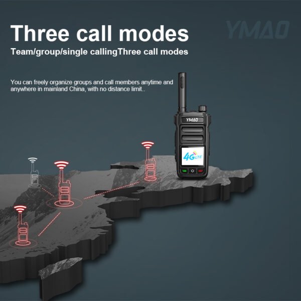 YMAO T6 POC two way radio is suitable for ZELLO, REAT PTT and etc.