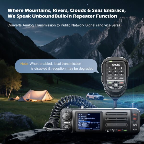 YMAO 8899 Small body dual mode mobile two way radio