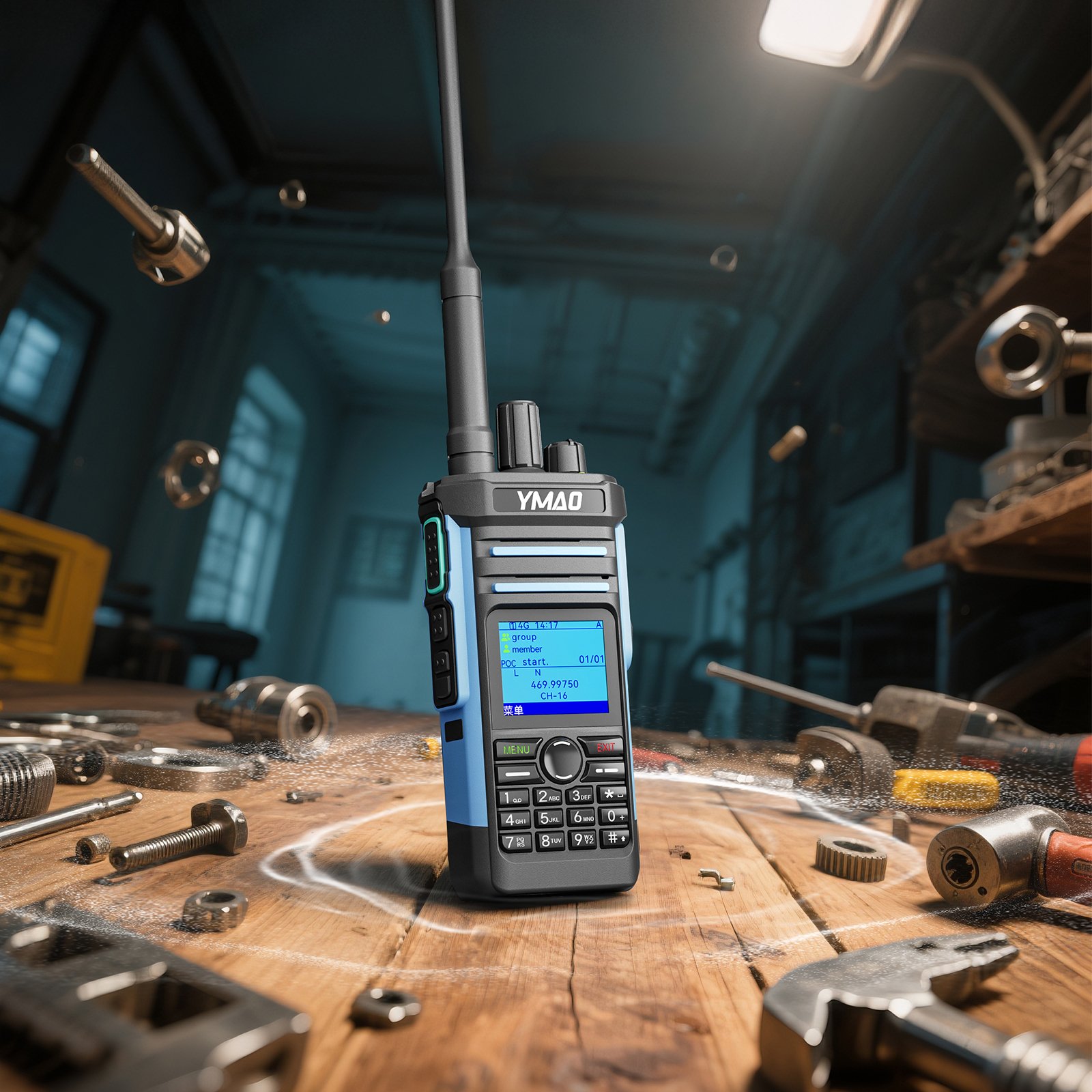 P900 10W DMR DUAL MODE DMR+POC Waterproof IP68 3200mAh