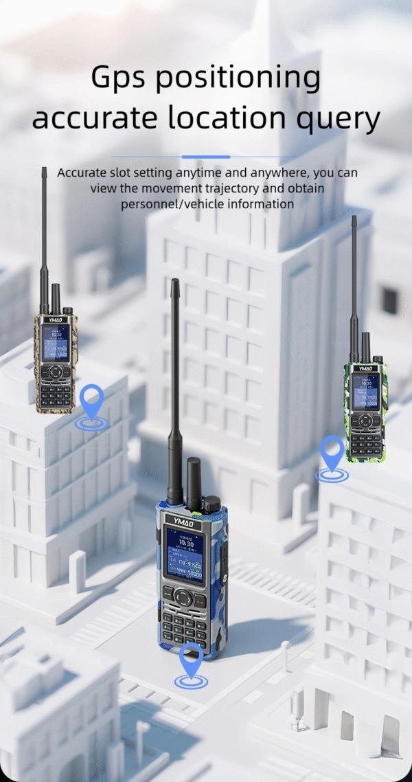 Y5800 10W High output full band two way radio with NOAA, FM radio IP67 waterproof Al smart noise reduct Al smart noise reduction